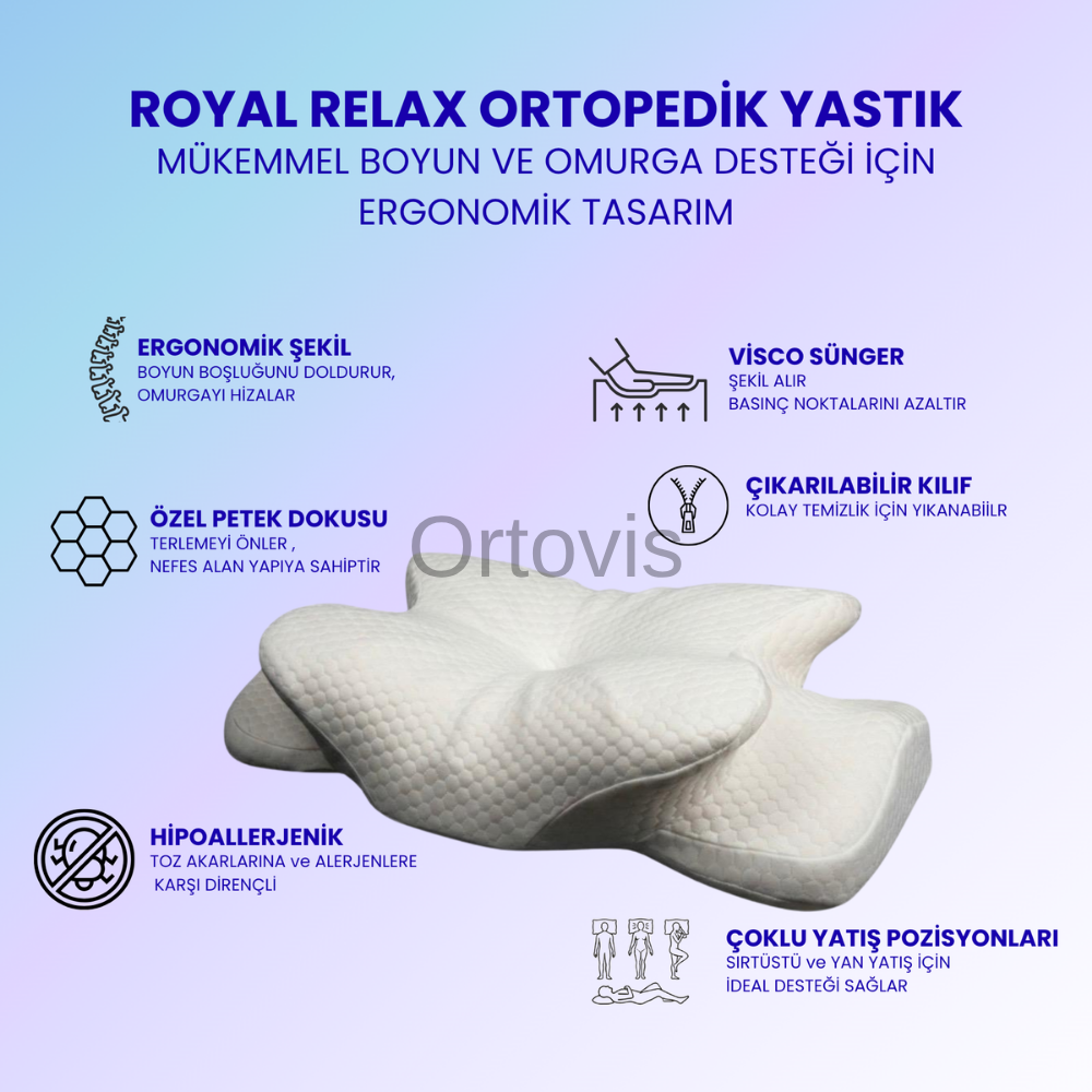 Ortovis Ortopedik Visco Boyun Yastığı